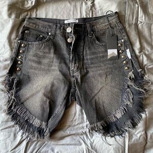 Frankies by One Teaspoon Denim Cutoffs